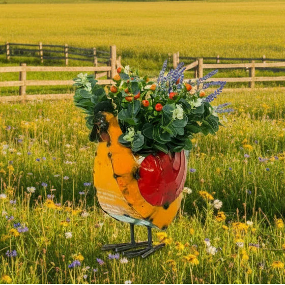 Happy Hen Planter
