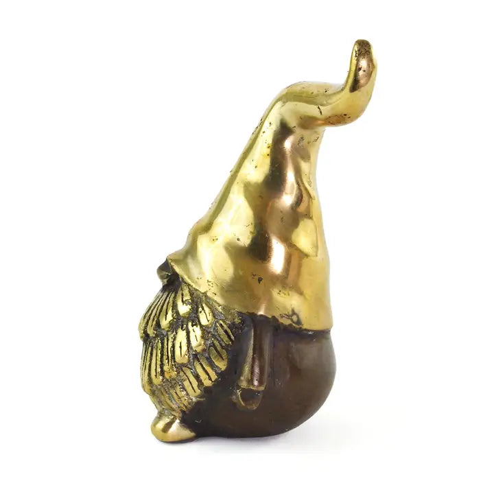 Burkina Bronze Nonsensical Gnome with Polished Hat
