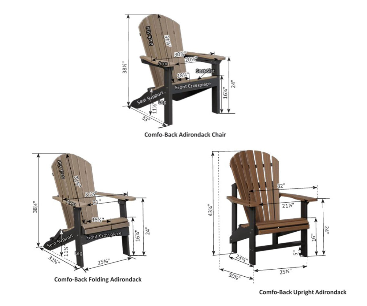 Comfo-Back Adirondack Chairs