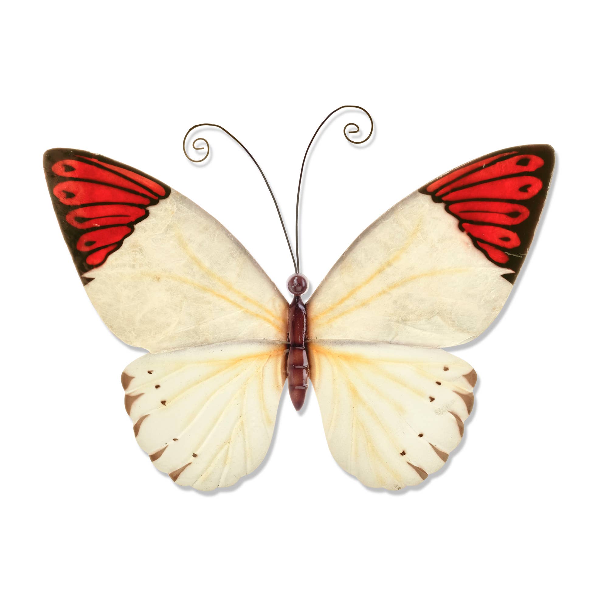 Red Tipped Butterfly Wall Decor