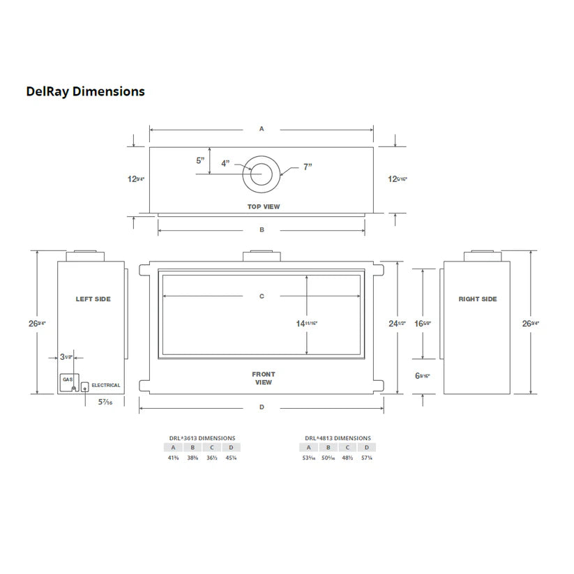 DelRay Linear 48" Full Load