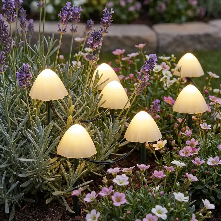 Solar Mushroom Lights | 10 in 1