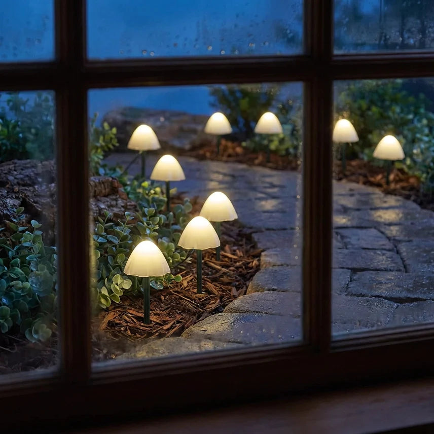 Solar Mushroom Lights | 10 in 1