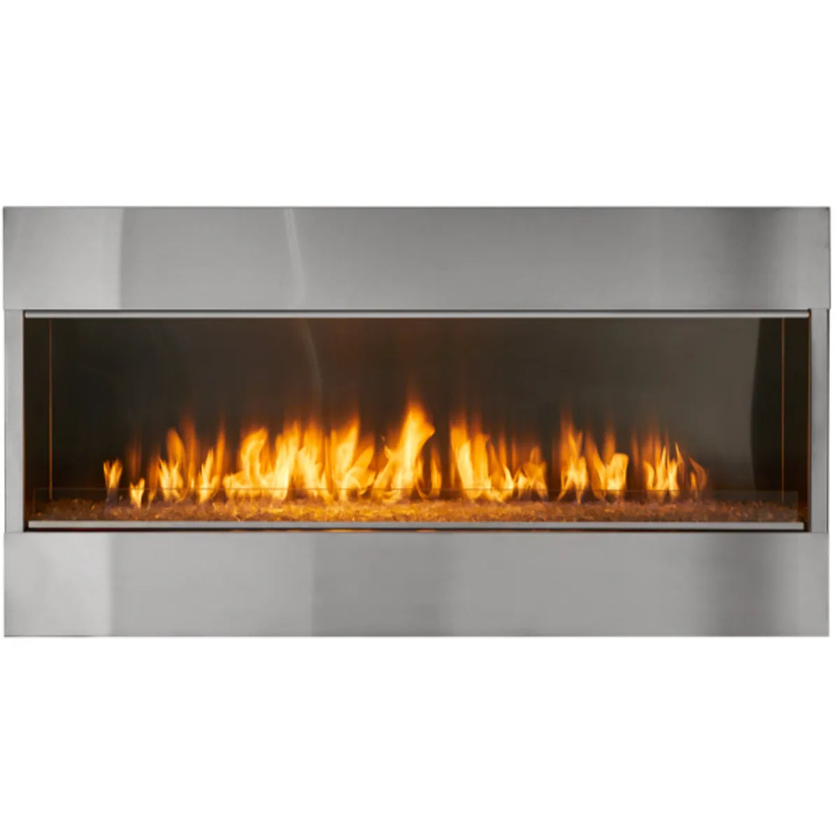 Majestic 60" Lanai Single-Sided Linear Outdoor Gas Fireplace with IntelliFire Ignition
