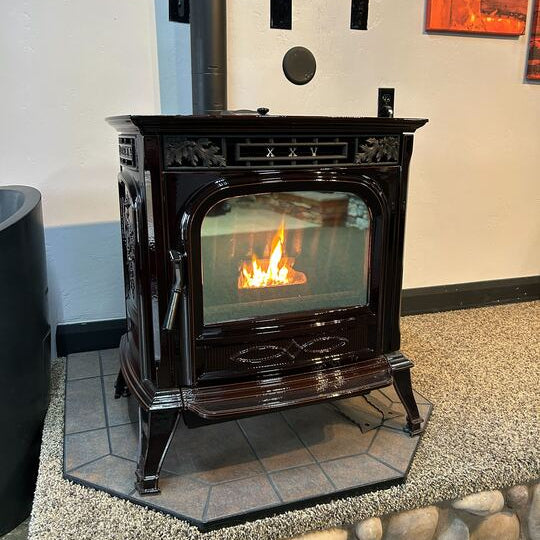 Harman XXV-TC Pellet Stove - Majolica Brown | Display