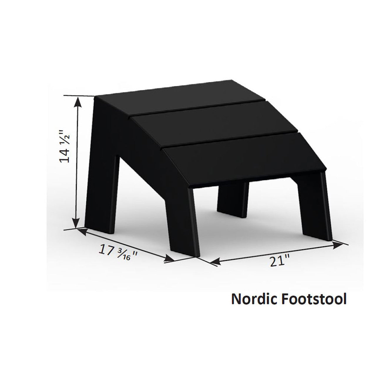 Nordic Adirondack Footstool