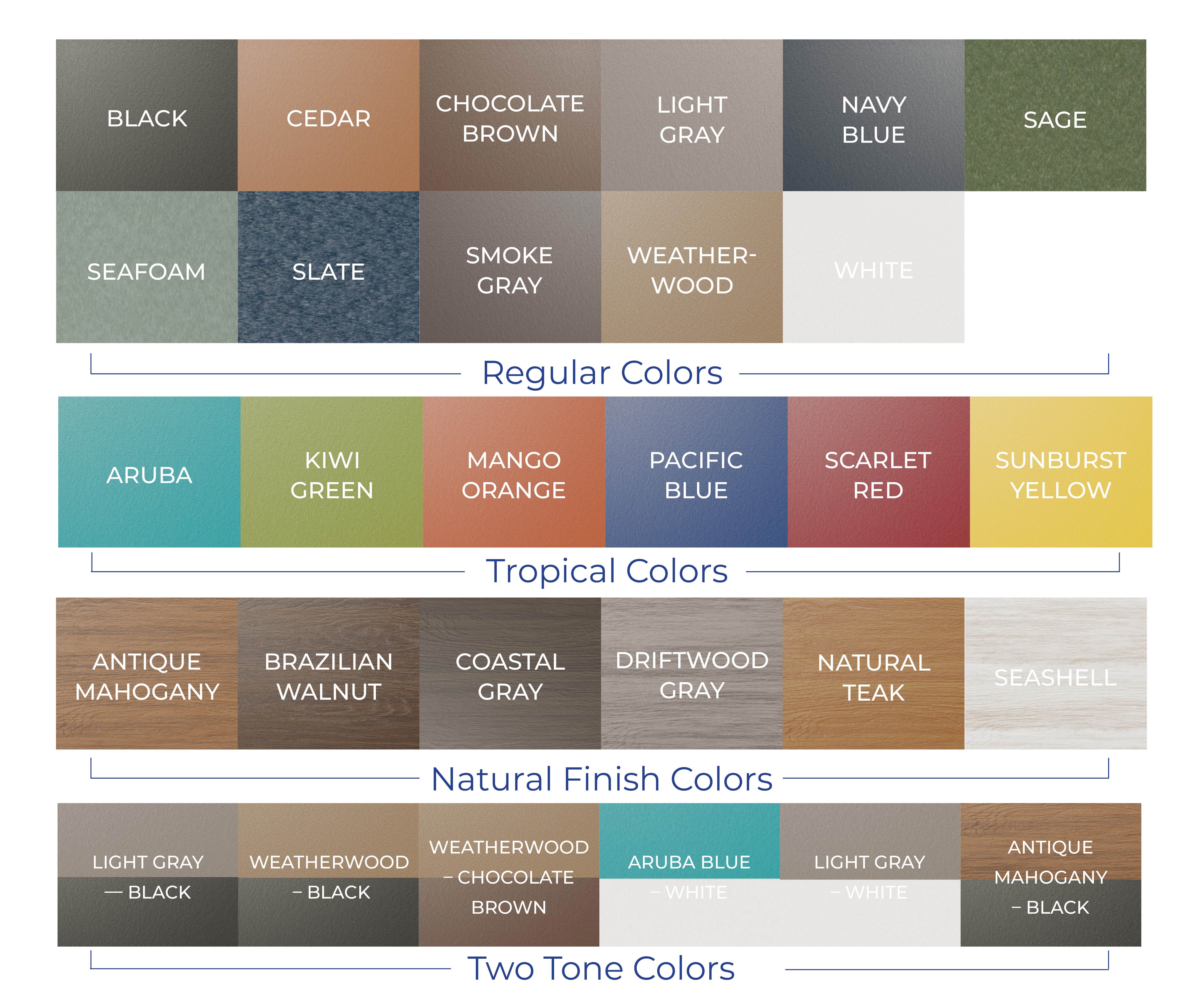 Mesa de fuego rectangular Donoma de 42″ x 54″