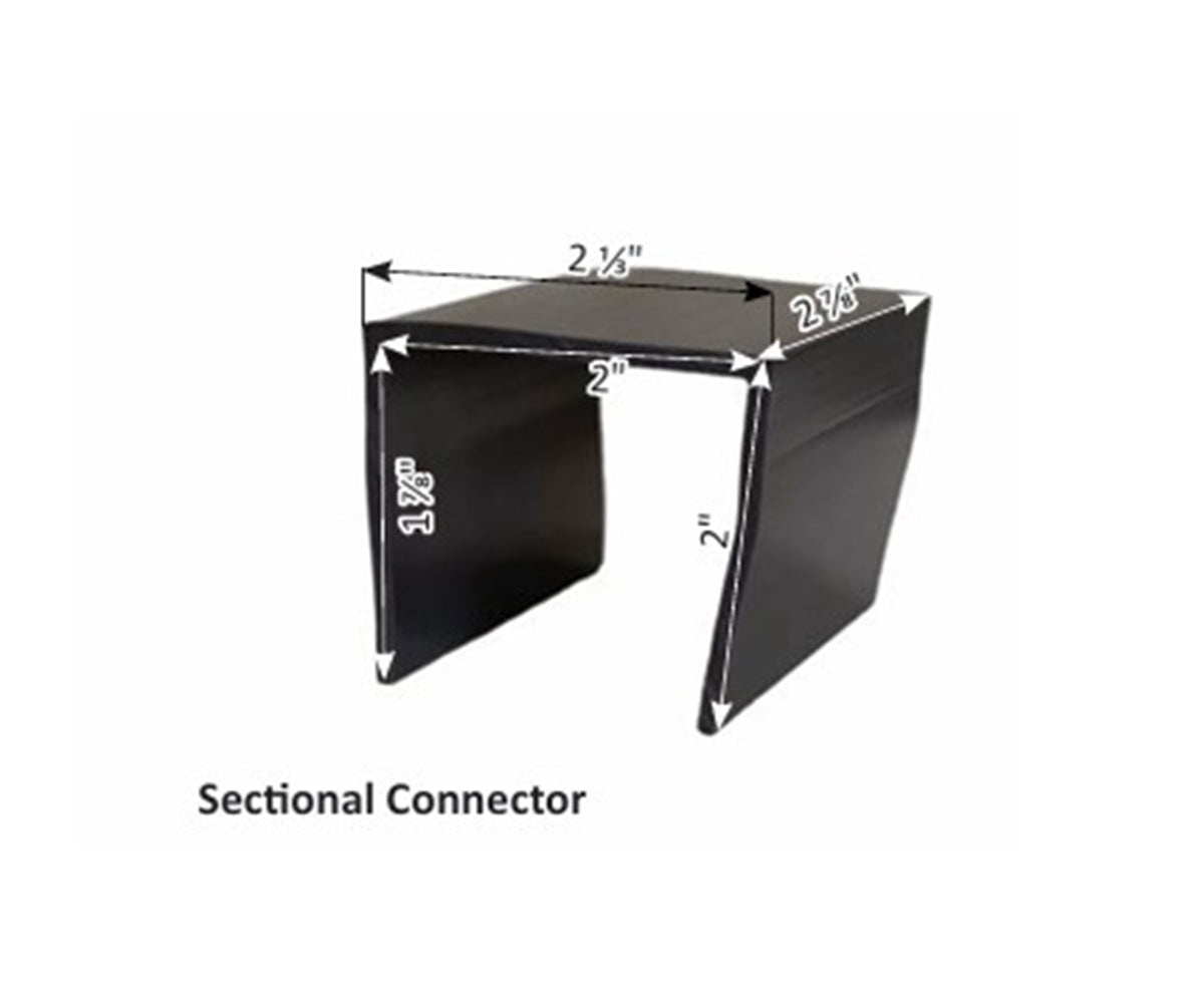 Holland & Hartley Sectional Connectors (2-Pack) Gray