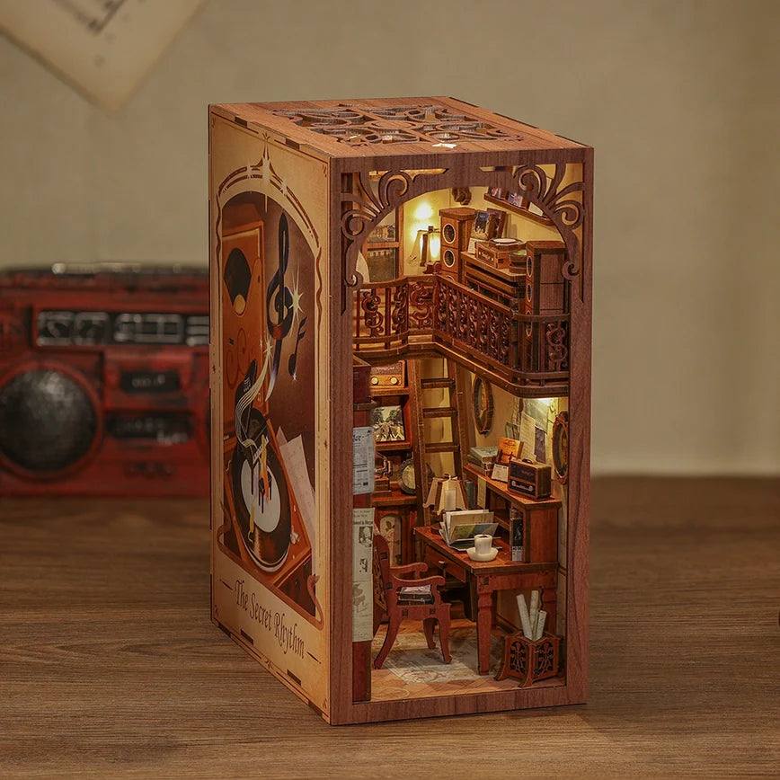 DIY Miniature House Book Nook Kit