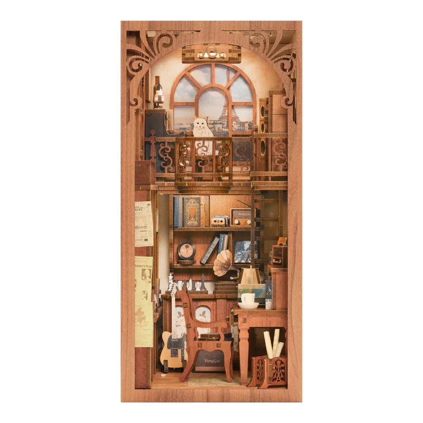 DIY Miniature House Book Nook Kit