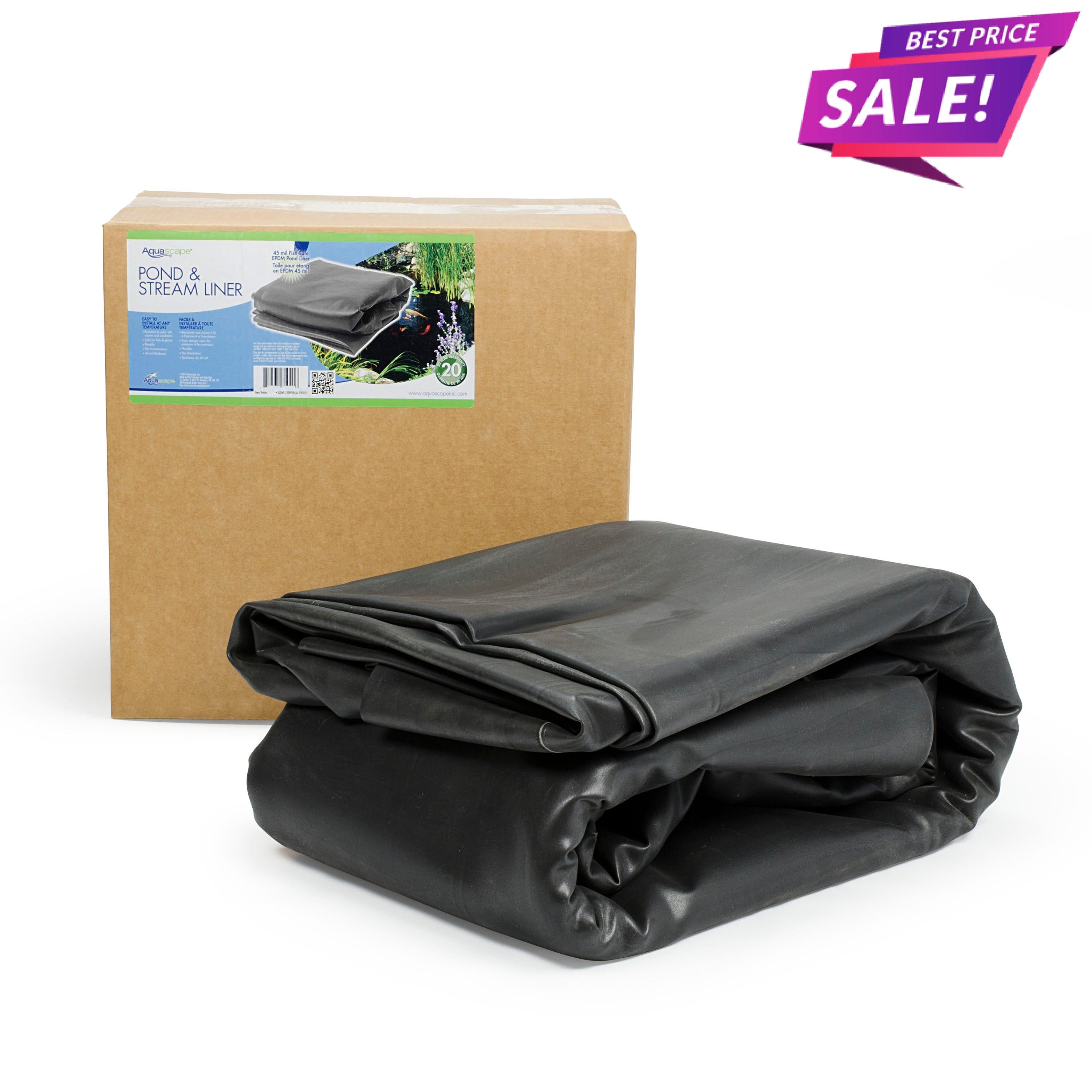 45 mil Fish-safe EPDM Pond Liner | Boxed