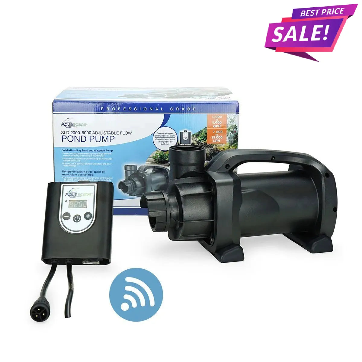SLD Adjustable Flow Pond Pump