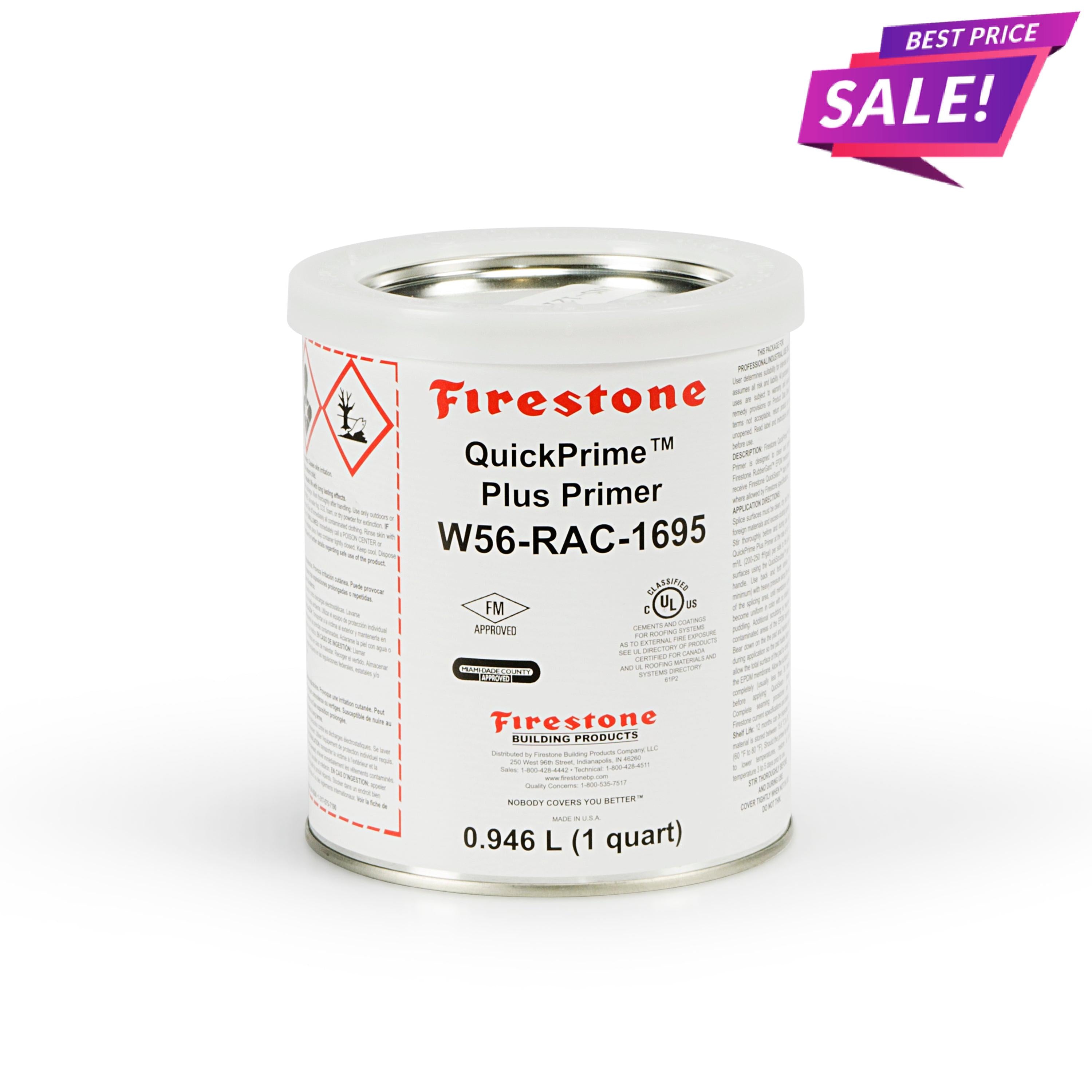 Firestone Quickprime Plus EPDM Liner Seaming Tape Primer
