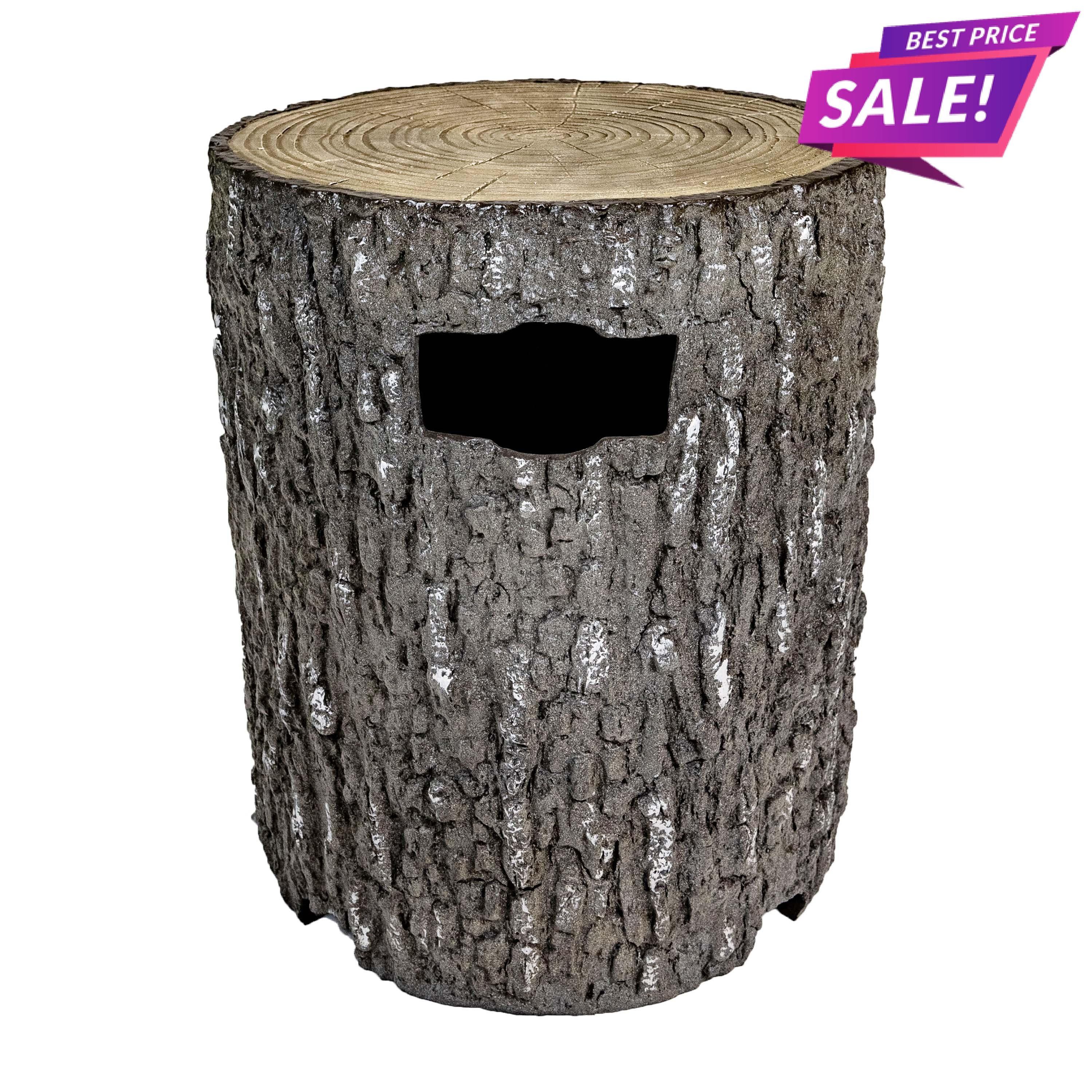 Faux Stump Propane Tank Cover