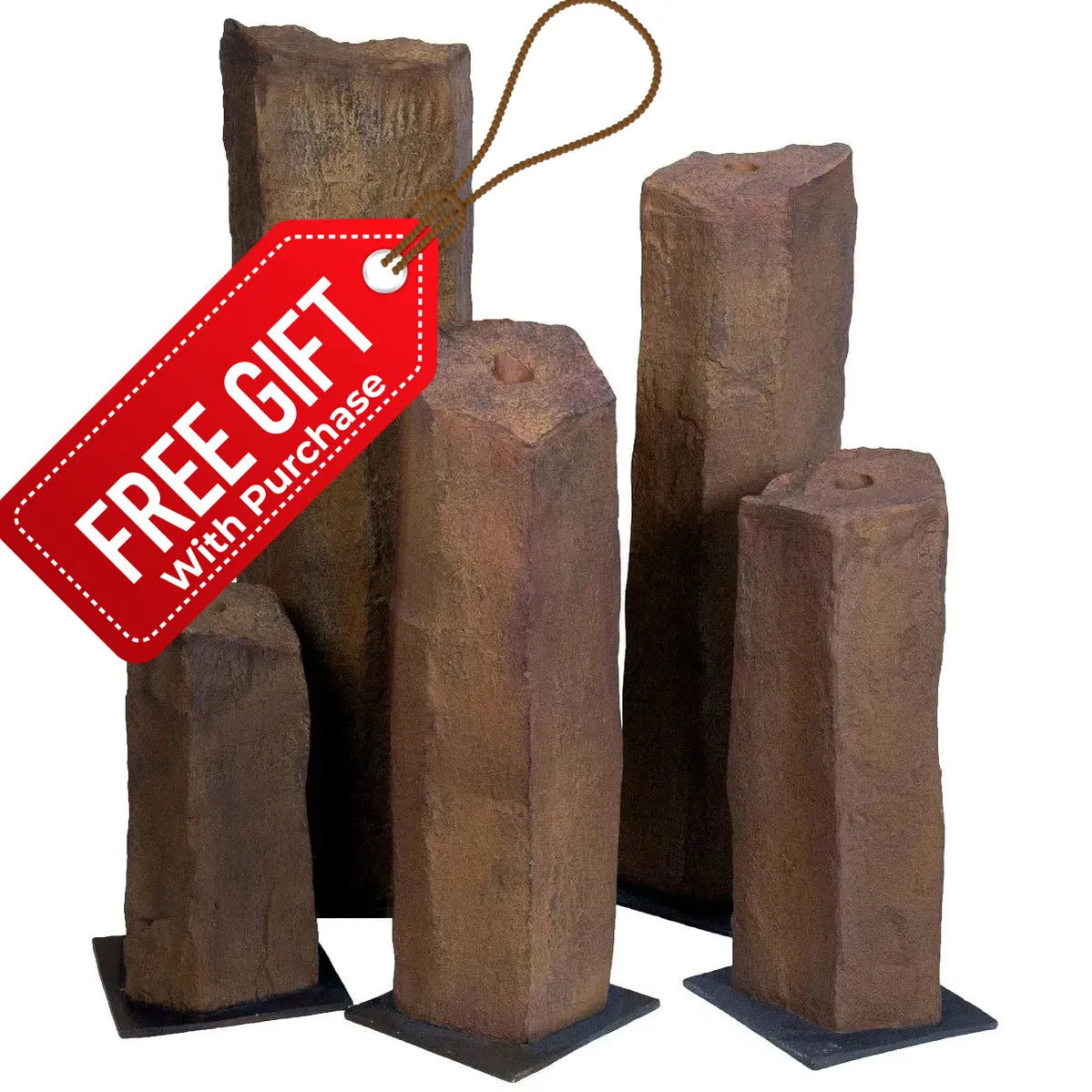 Faux Basalt Column | Set of 5