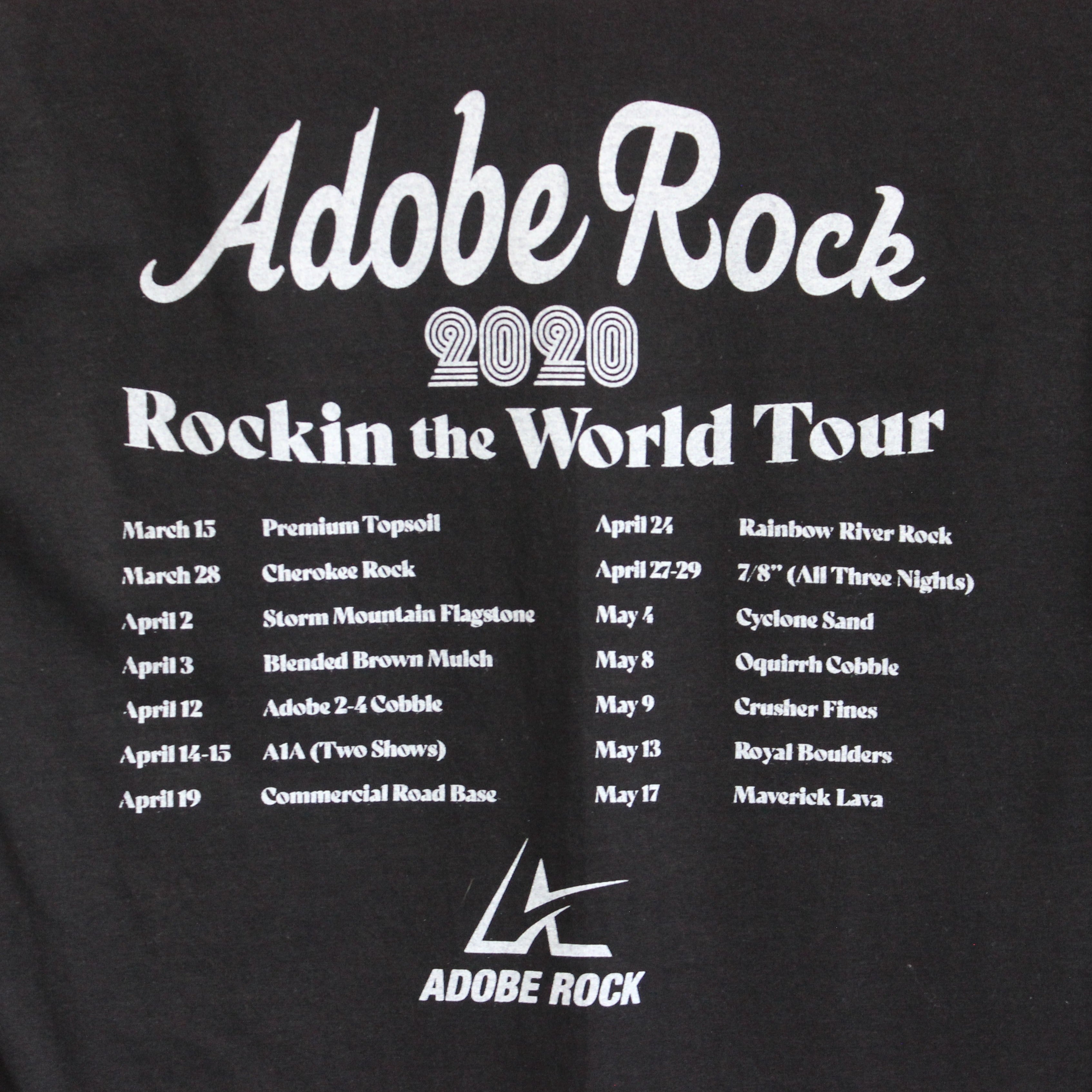Adobe Rock World Tour T-Shirt