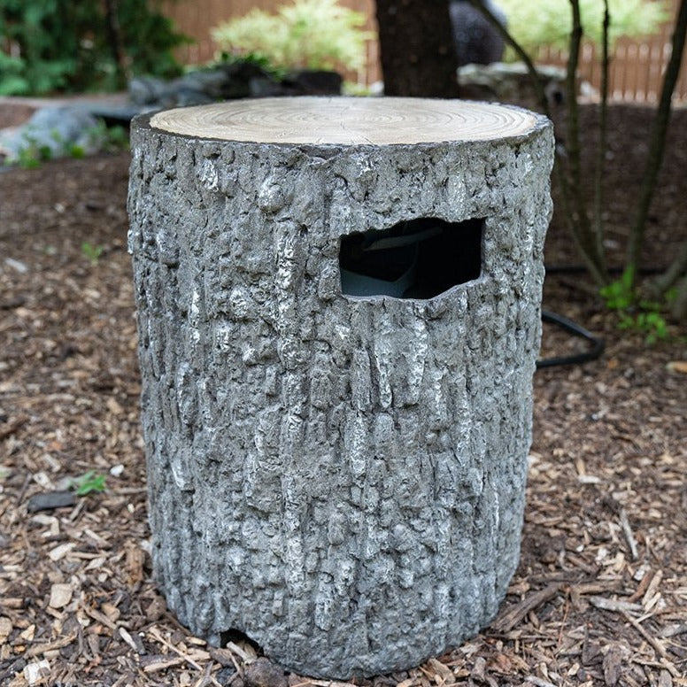 Faux Stump Propane Tank Cover