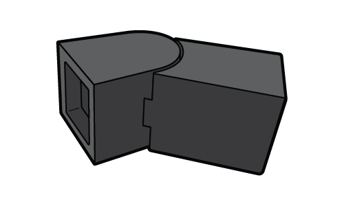 Kit de soporte de ángulo/escalera de servicio pesado